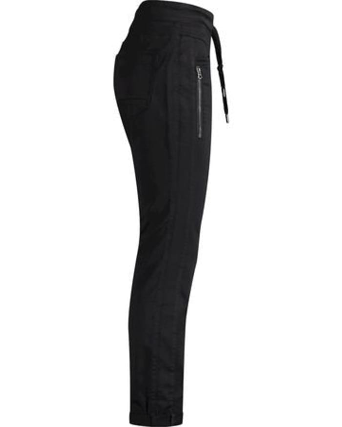 a black pants with a zipper