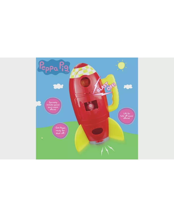 Peppa pig spaceship toy shop