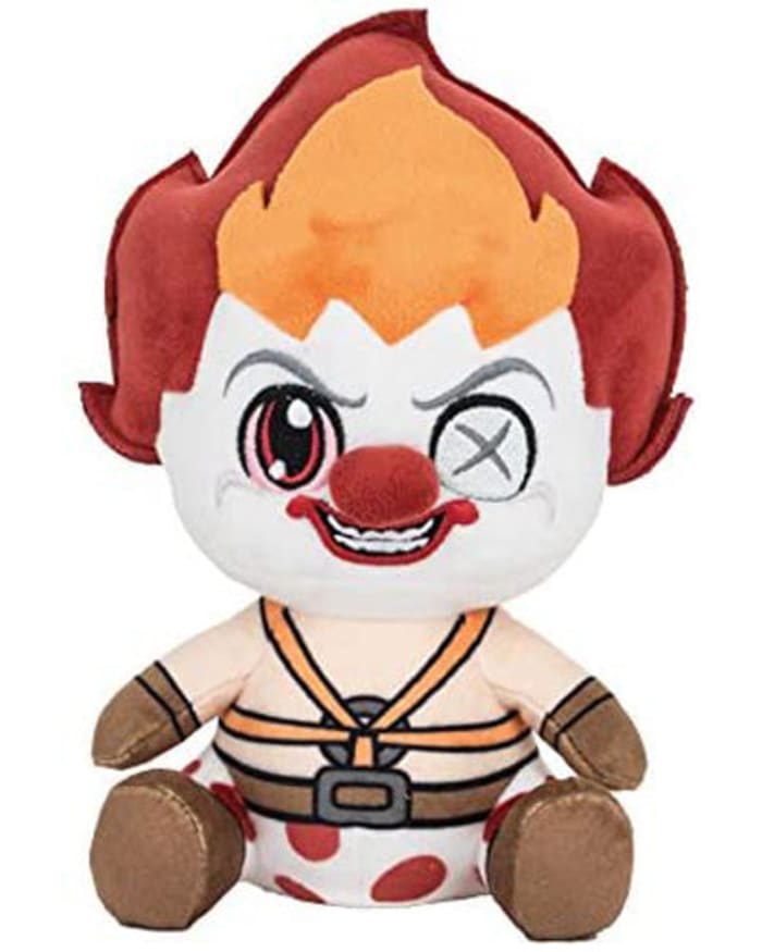a stuffed toy of a clown