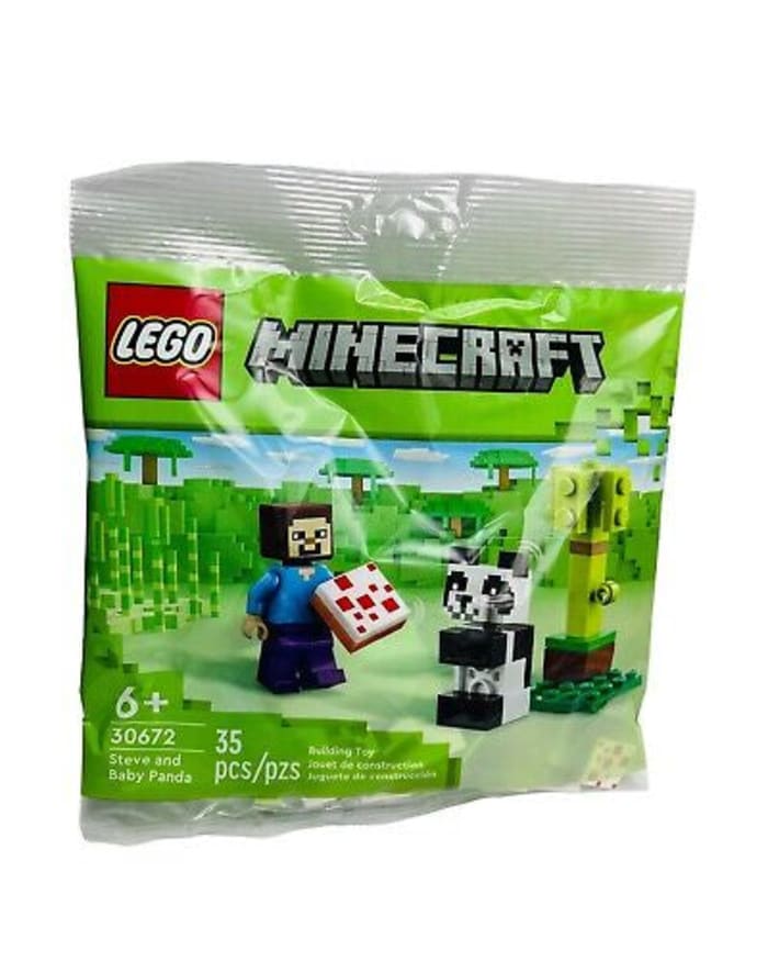 a plastic bag with a toy figure