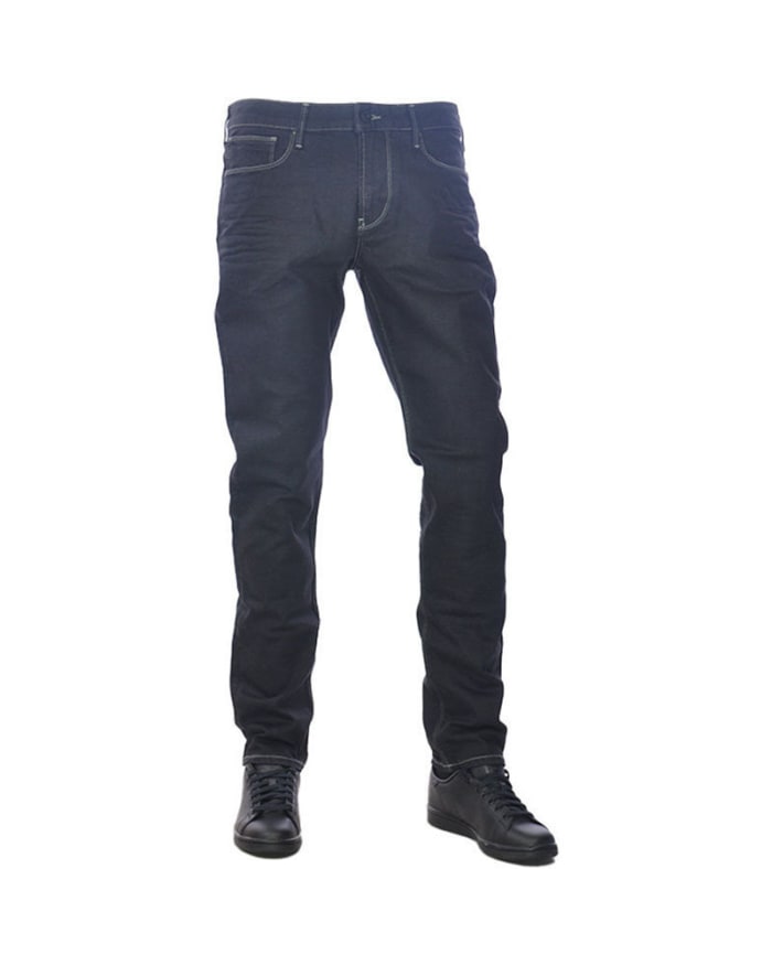 Black armani jeans mens sale