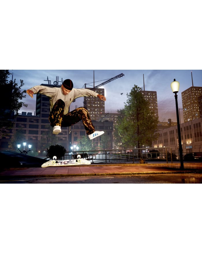 a man jumping in the air with a skateboard