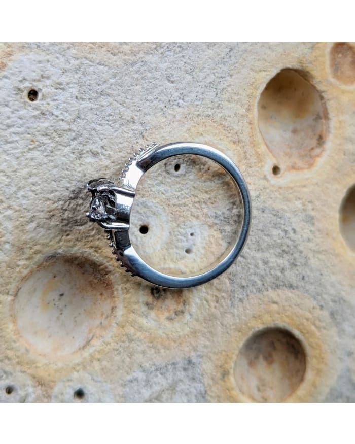a ring on a rock