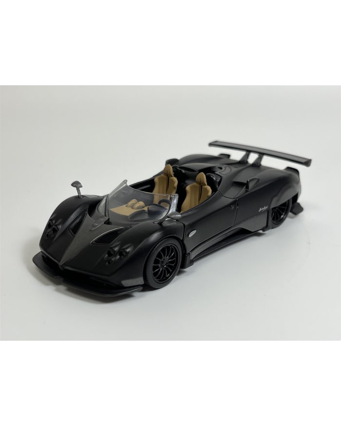 a black toy car with a convertible top