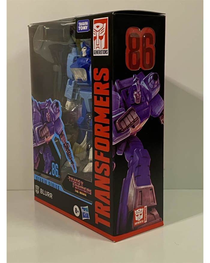 a box of transformers action figure