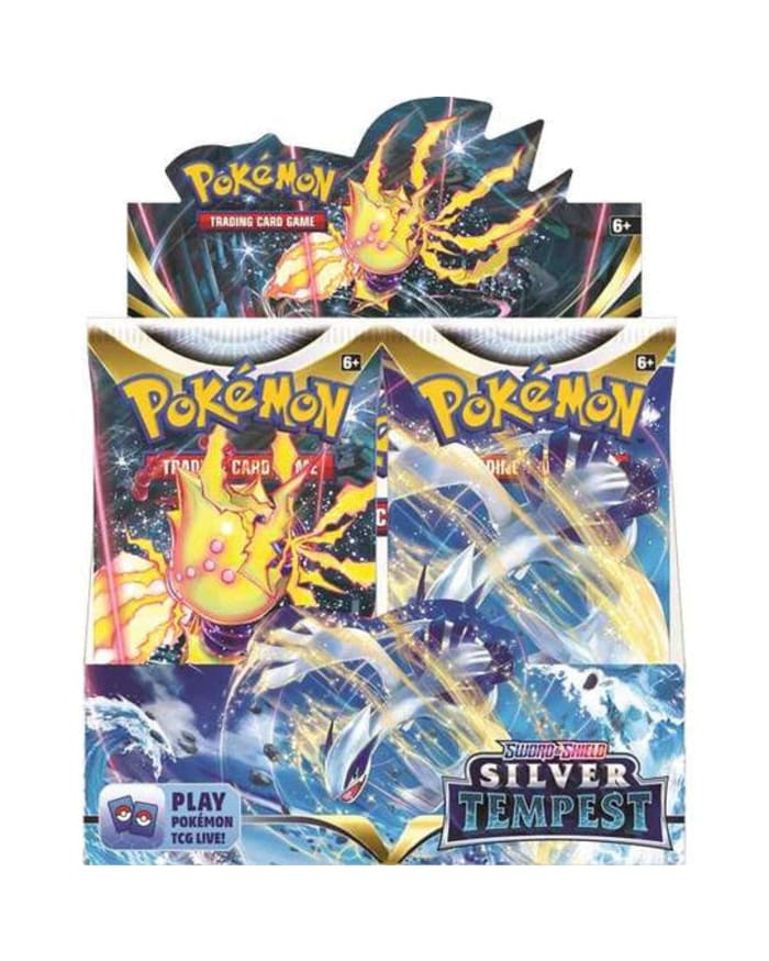 a box of pokemon trading cards