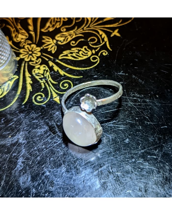 a ring on a table