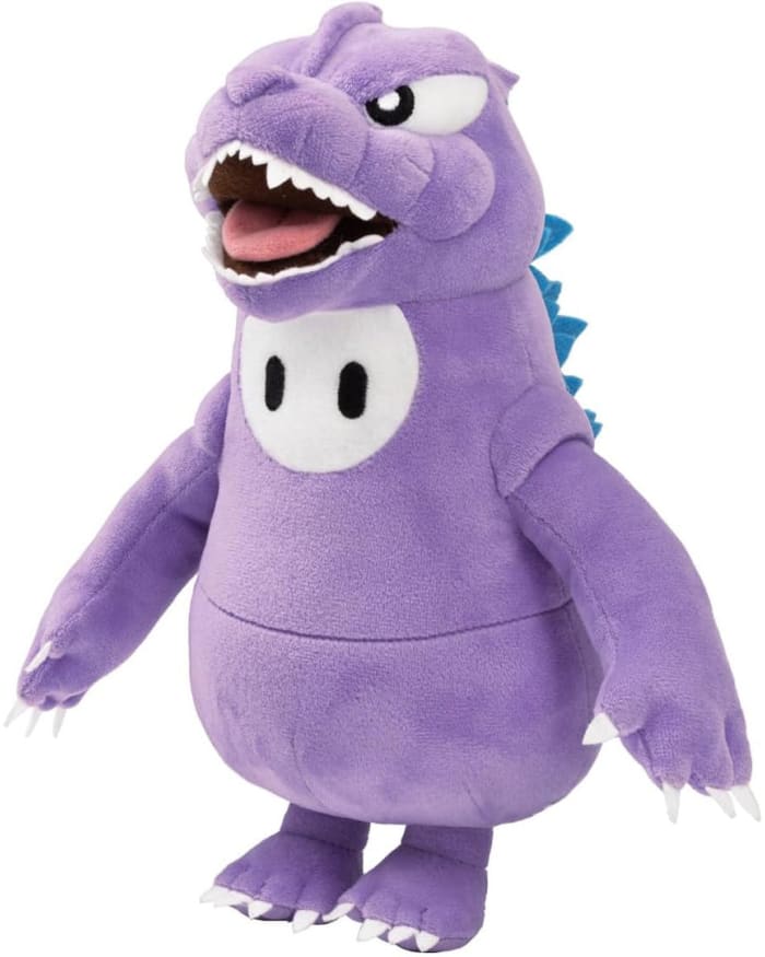 a purple stuffed animal