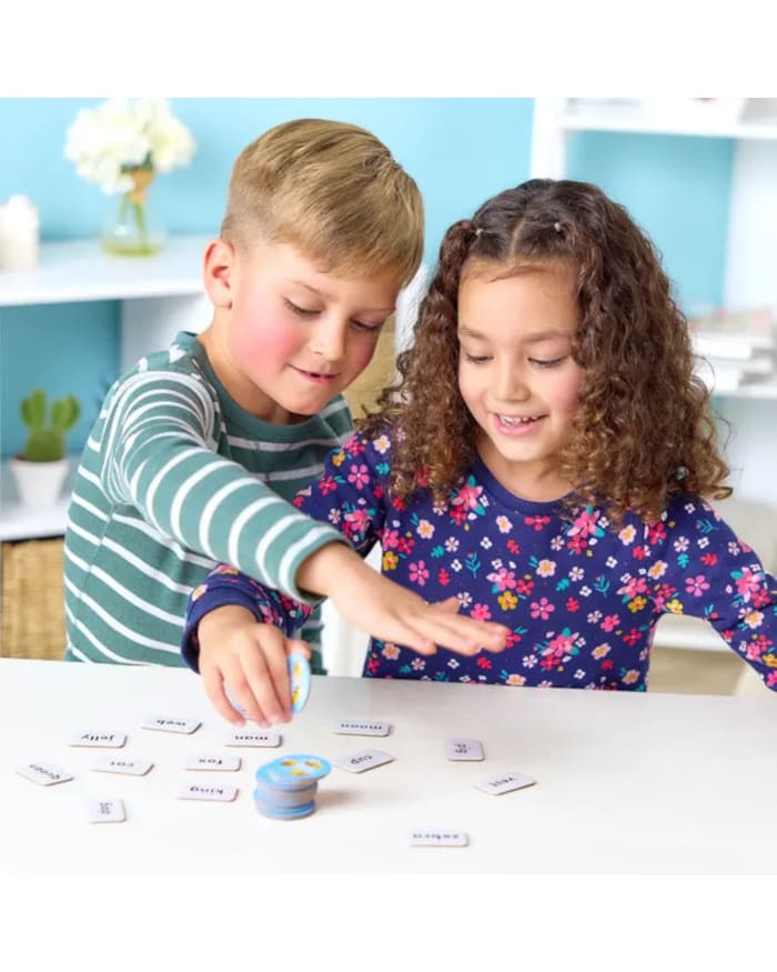 a boy and girl playing a game