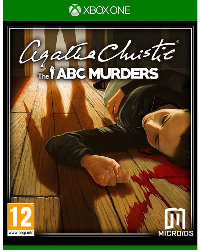 a video game cover with a woman lying on the ground