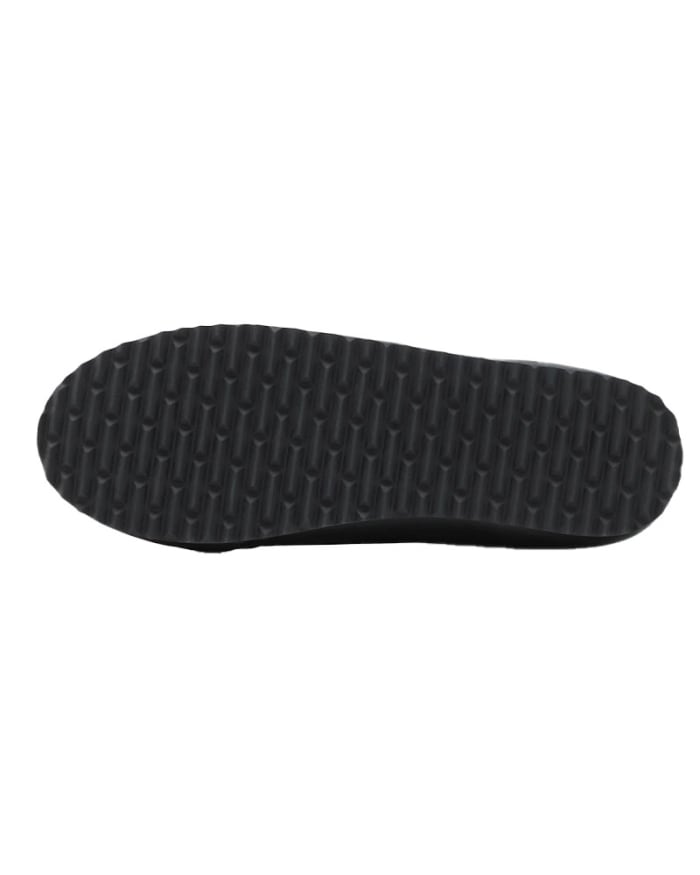 a black sole of a shoe