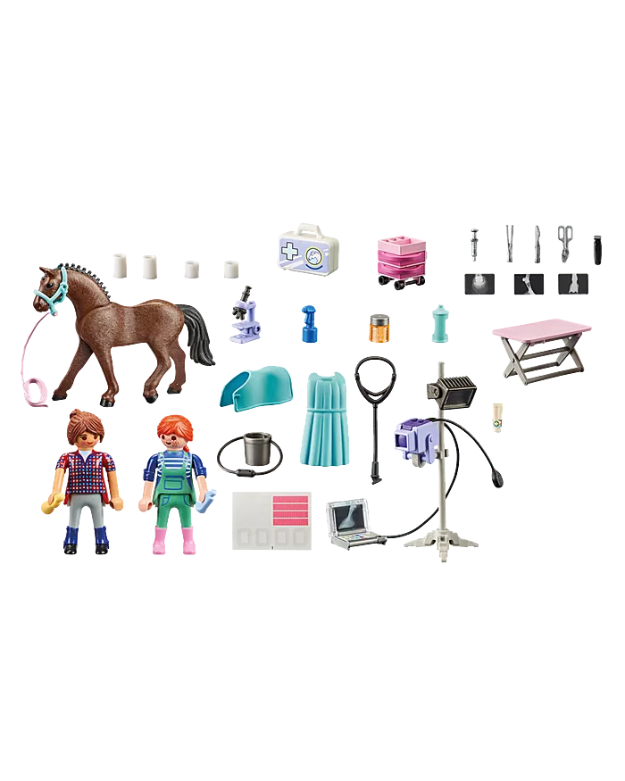 Playmobil horse vet shop