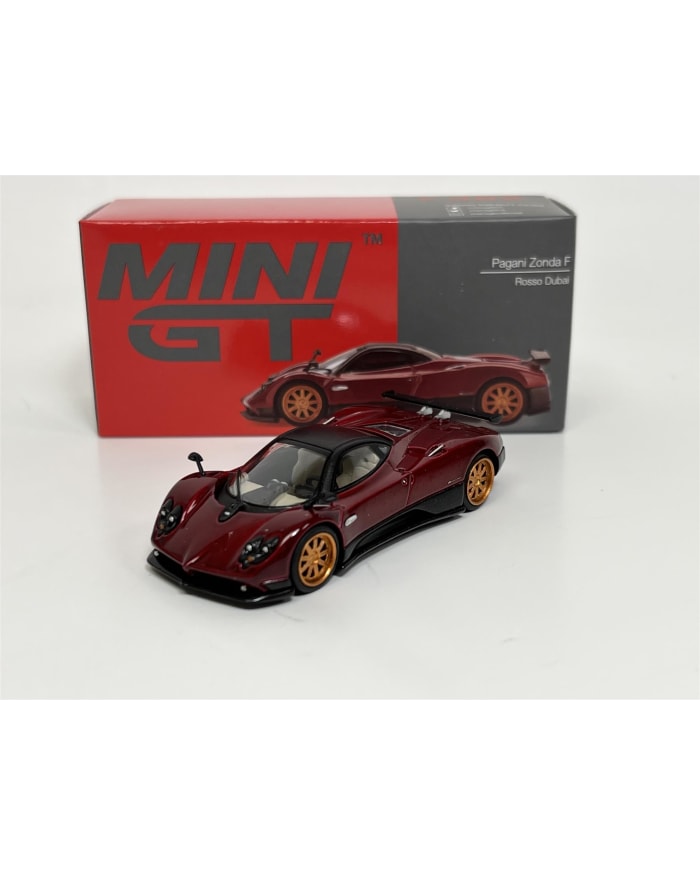 Pagani Zonda F Rosso Dubai LHD 1 64 Scale Mini GT MGT00382L EnableAll
