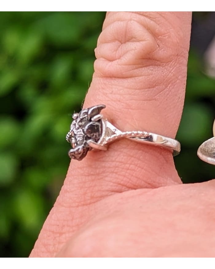 a close up of a ring on a finger