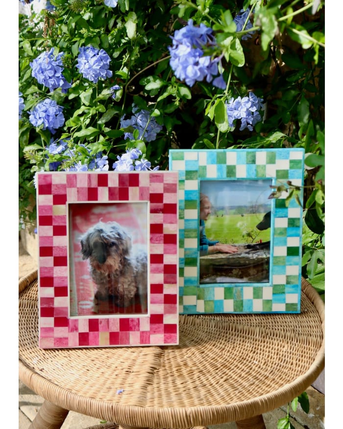 a picture frames on a table