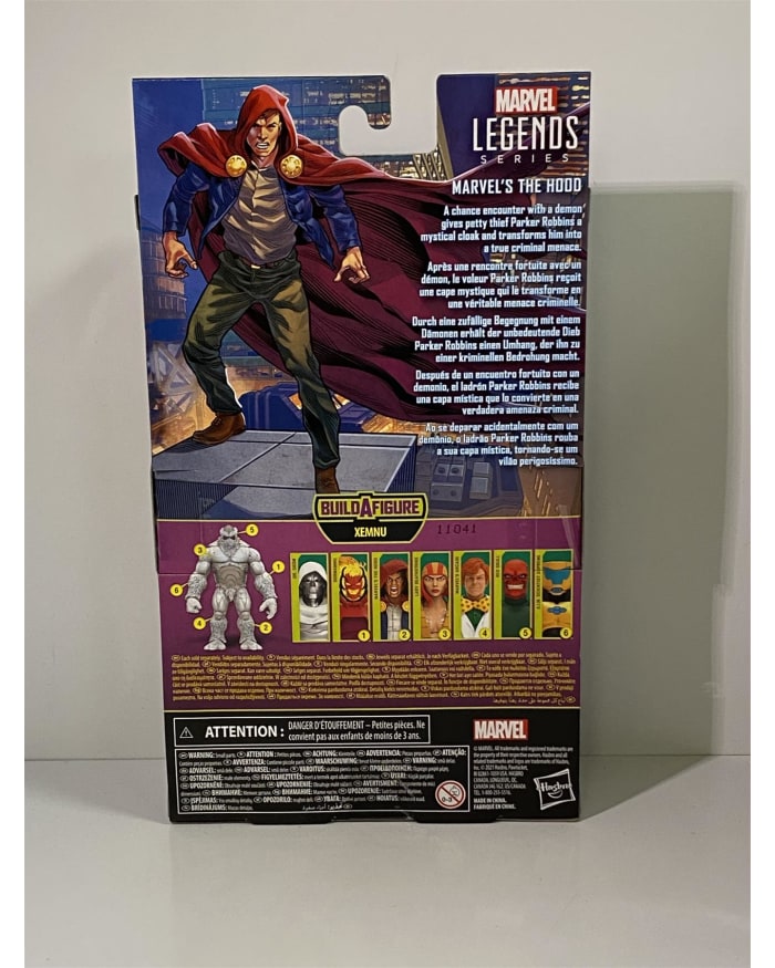 a box of action figure