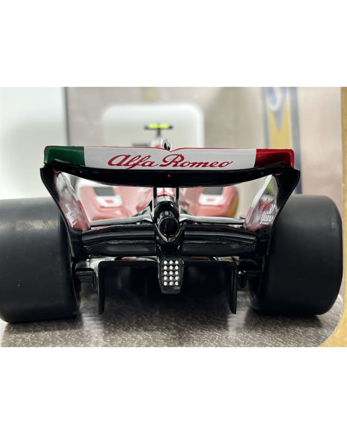 the back of a toy race car