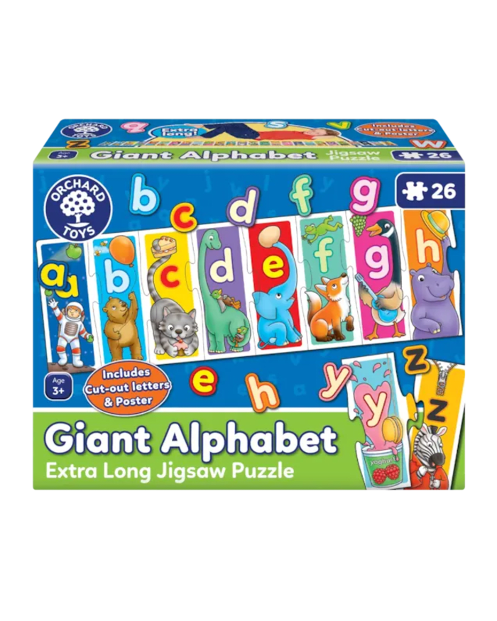 a box of alphabet puzzle