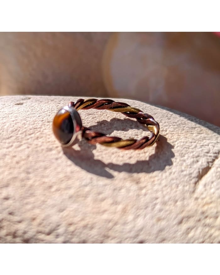 a ring on a rock