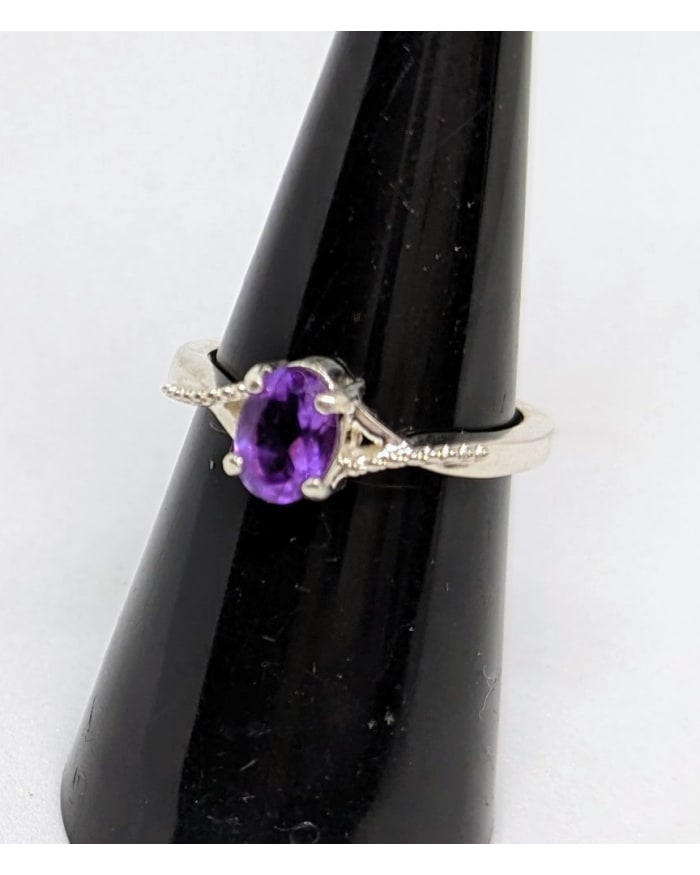 a ring on a black cone