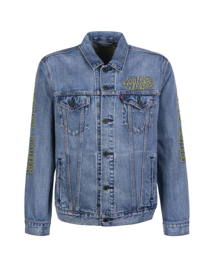 LEVIS 72334 STAR WAR Mens Denim Jacket Regular Fit Classic Cotton TRUCKER Coats EnableAll