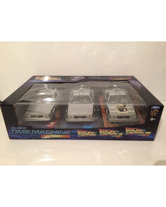 a set of toy cars in a box