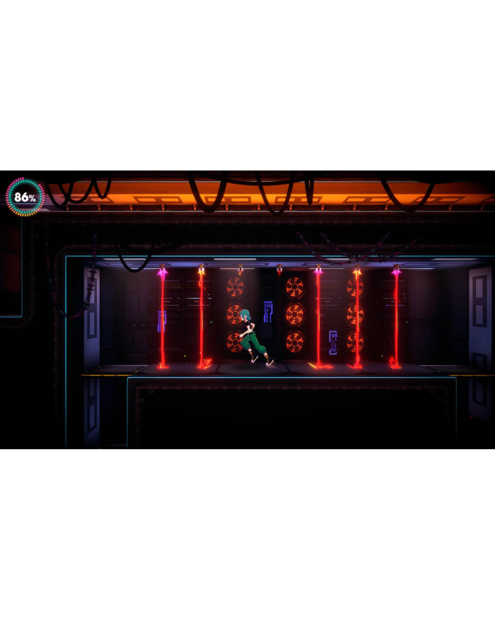 a video game with a person dancing on a stage