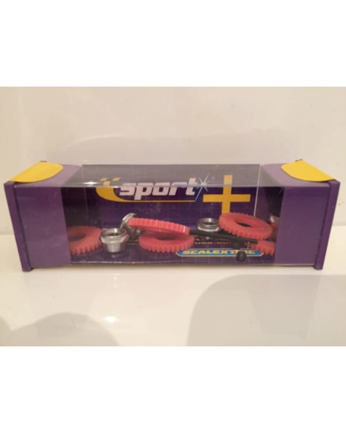 a purple box with a set of gears in it