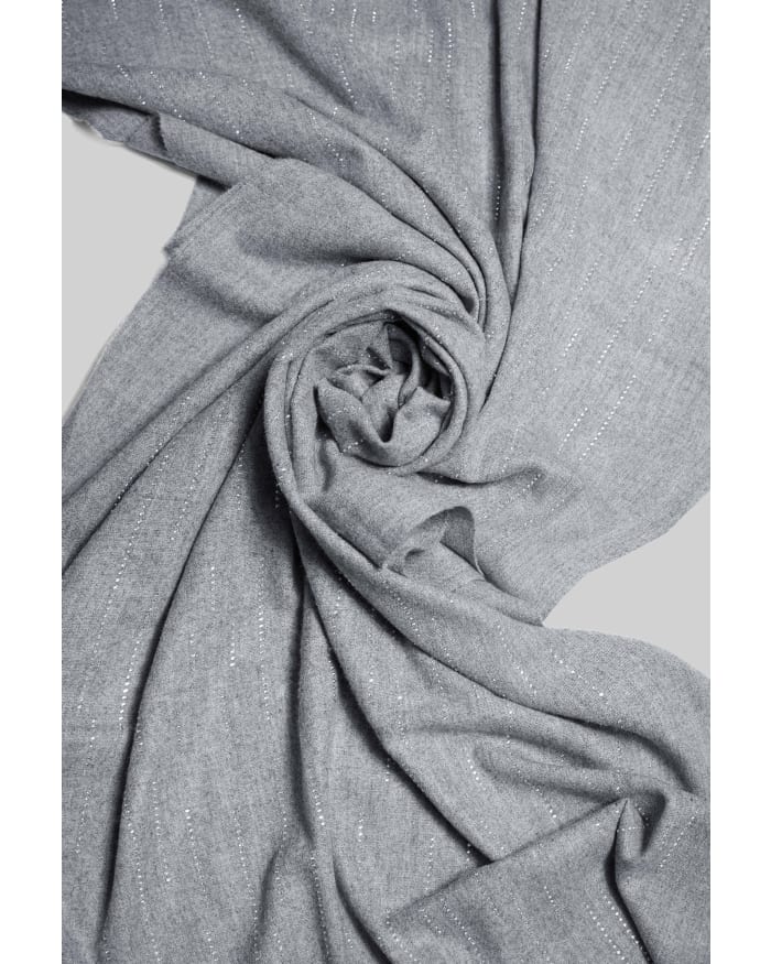 a grey fabric with a swirl