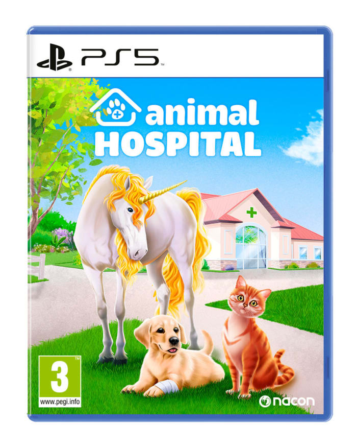 a video game case with a unicorn and a dog