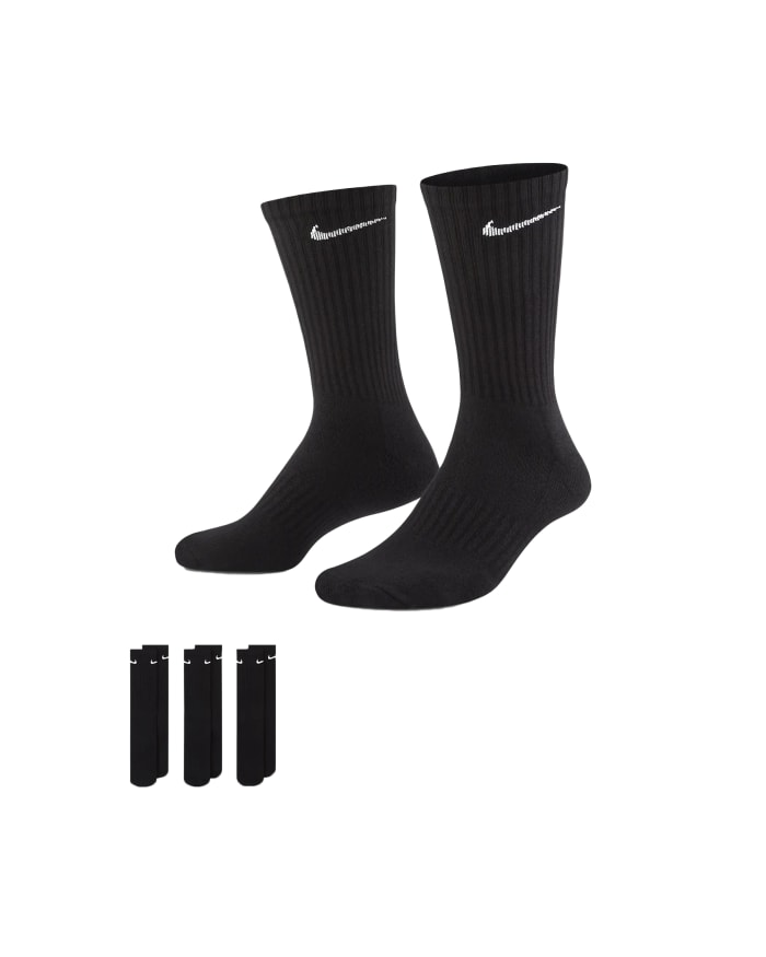 a pair of black socks