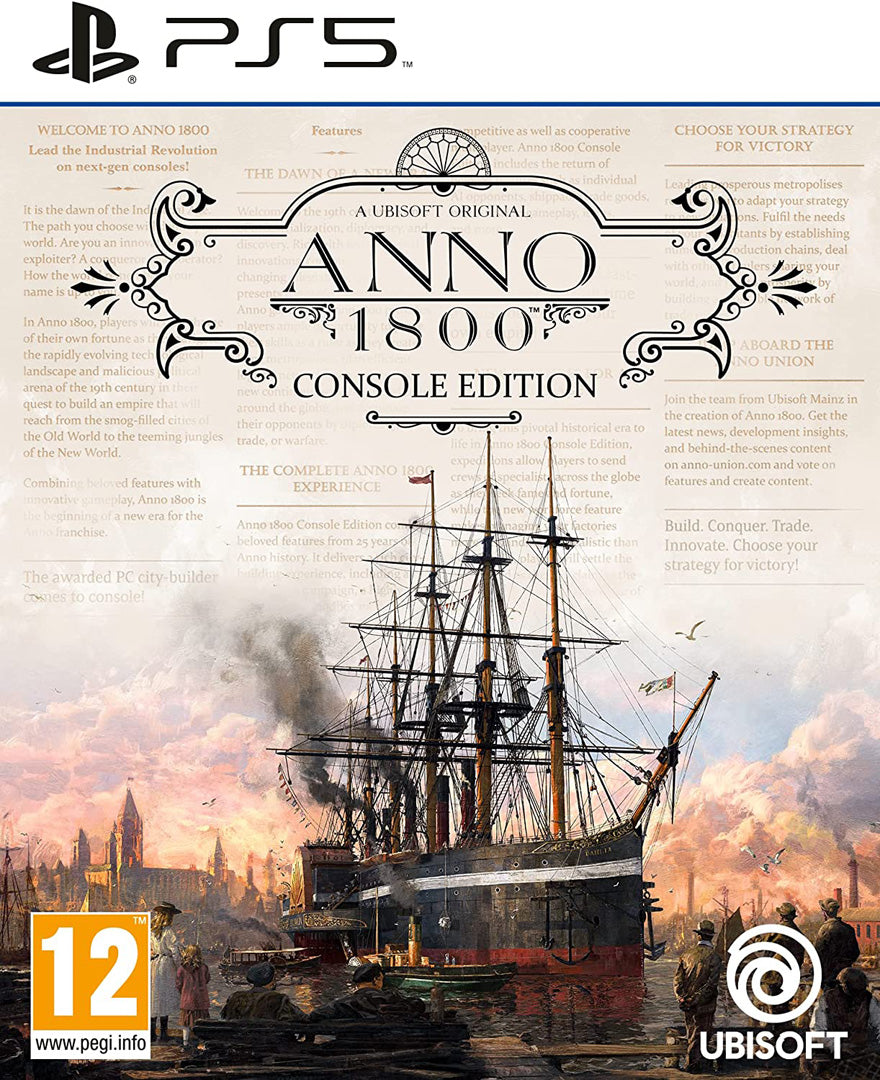 a video game cover with a ship