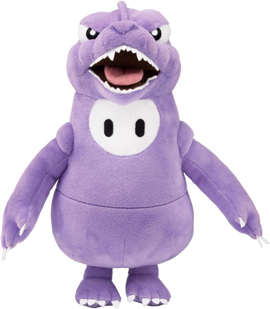 a purple stuffed animal