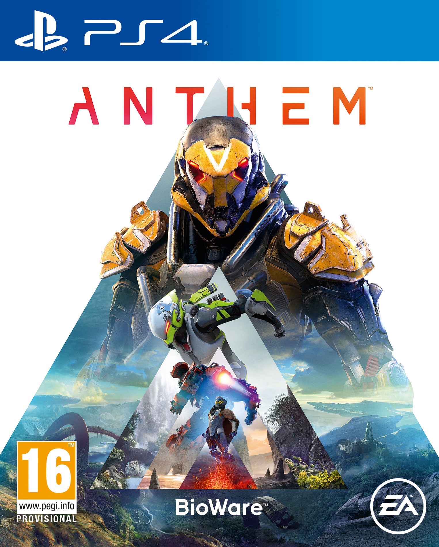 a video game cover with a yellow robot