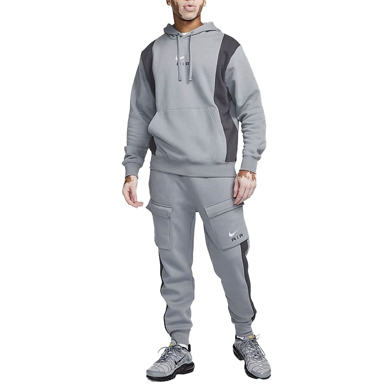Nike grey tracksuit hoodie new arrivals