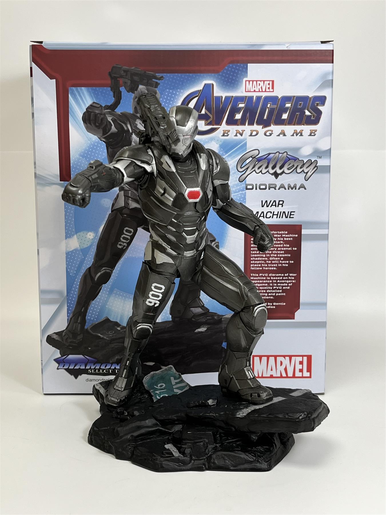 Avengers Endgame War Machine 9.5 Inch Diorama Diamond Select 200019121 EnableAll