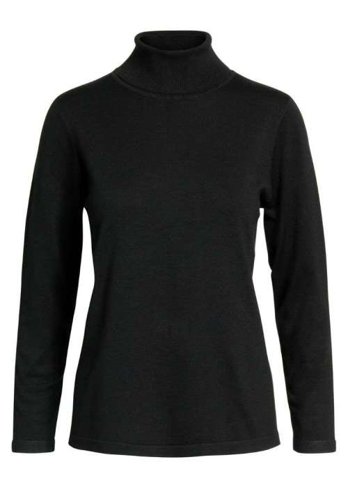 a black turtleneck sweater on a mannequin