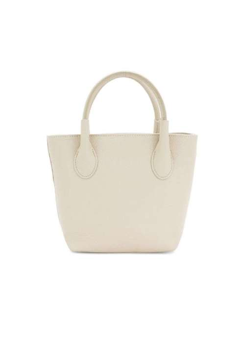 a white bag with a handle