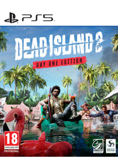 a video game cover with a man sitting on an inflatable raft in water