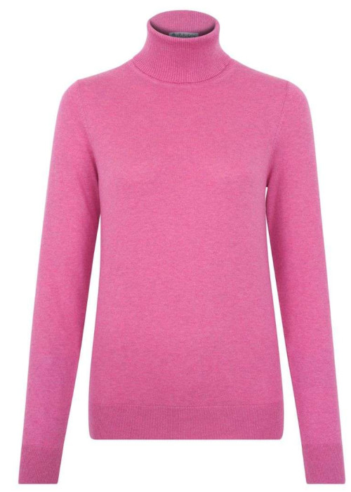 a pink sweater on a mannequin