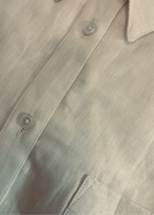 close up of a white shirt