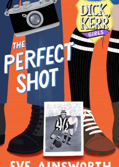 a book cover with a pair of legs and shoes