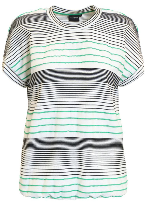 a striped shirt on a mannequin