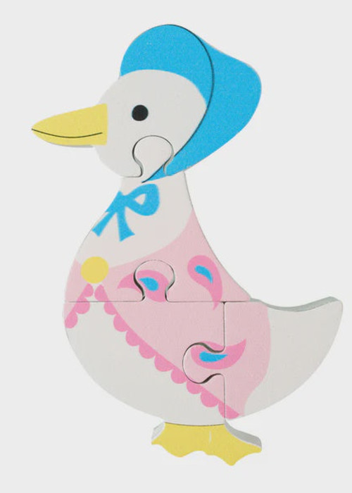 a puzzle of a duck