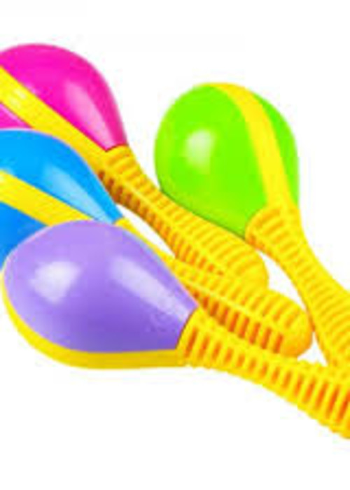 a group of colorful maracas