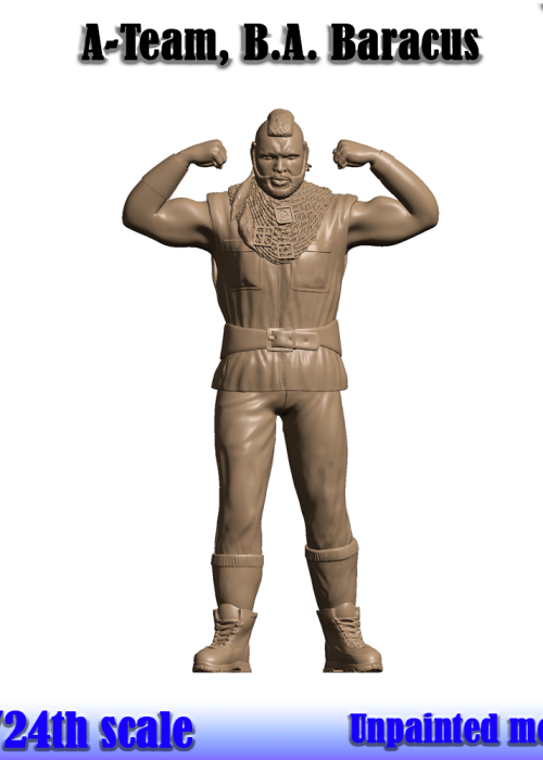a brown statue of a man flexing his muscles