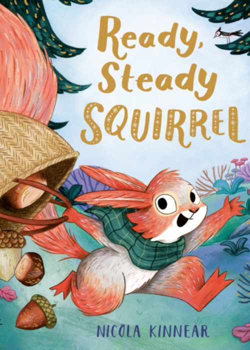 a book cover of a squirrel