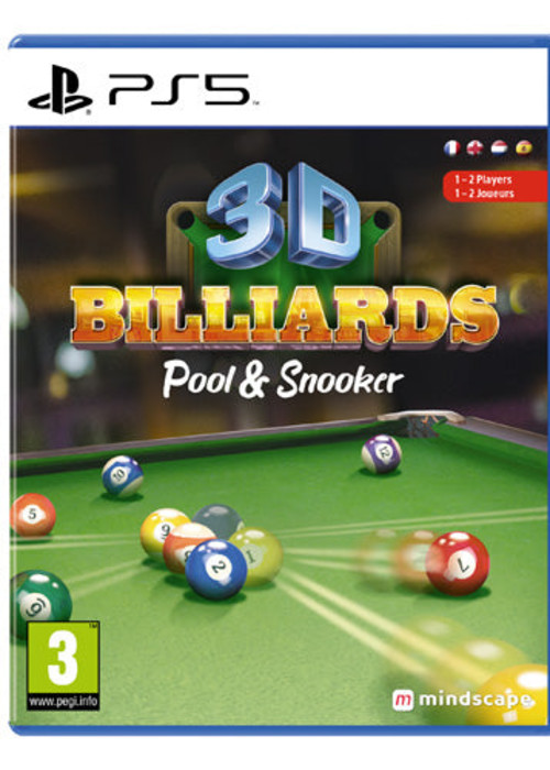 a video game cover with pool balls