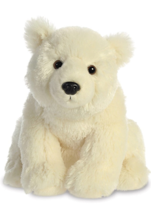 a white stuffed animal bear