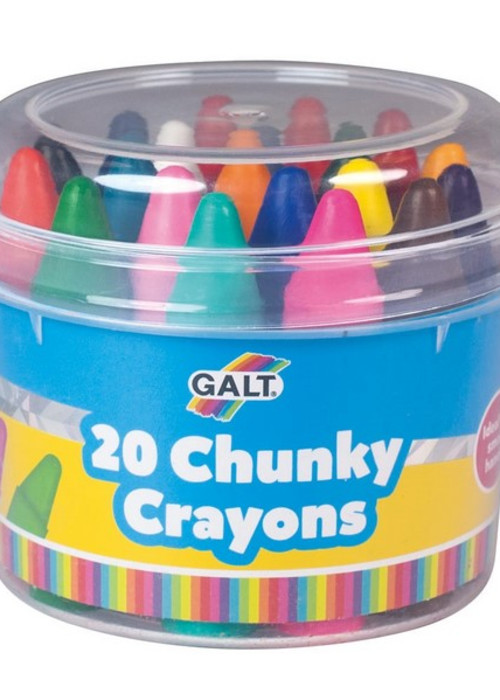 a container of crayons